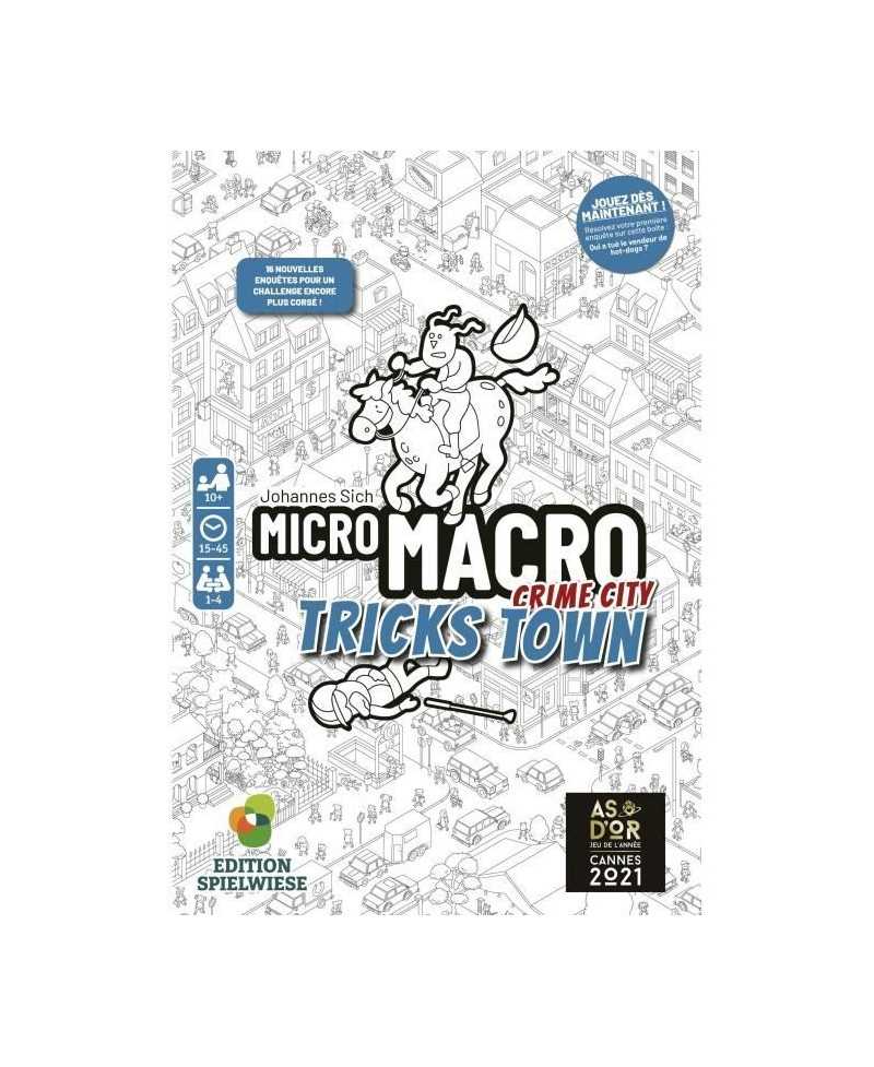 Jeu de société - BLACKROCK - MicroMacro - Crime City - Tricks Town - 16 enquetes