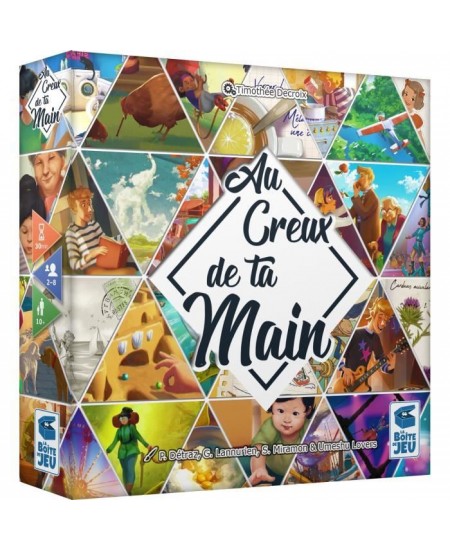 Jeu de société - Au creux de ta main - BlackRock Games - 10 ans - Adulte - 2 joueurs ou plus - Mixte