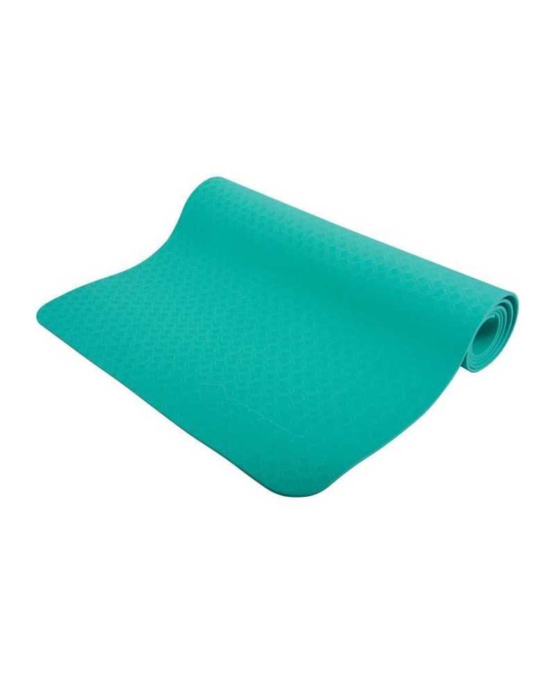 Tapis de yoga - FITNESS - SCHILDKRÖT - 180 x 61 cm - 4 mm - Sac inclus - Vert