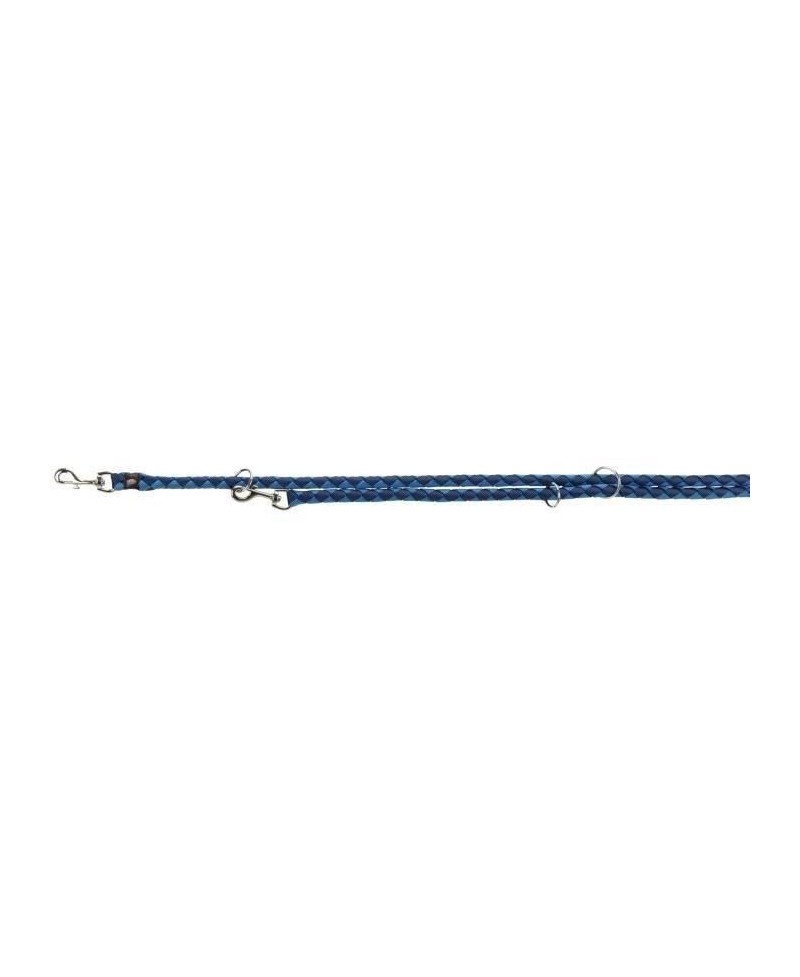 Laisse réglable TRIXIE Cavo - L–XL: 2m - ø 18 mm - Indigo et bleu royal