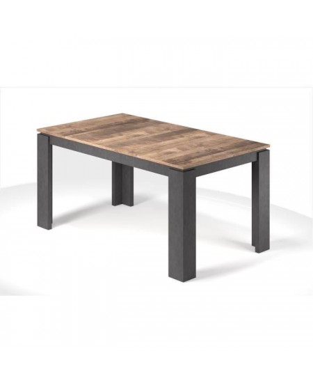 Table a manger extensible 160/200 x 77 x 90 cm - UNIVERSAL - Rectangulaire - 6 places