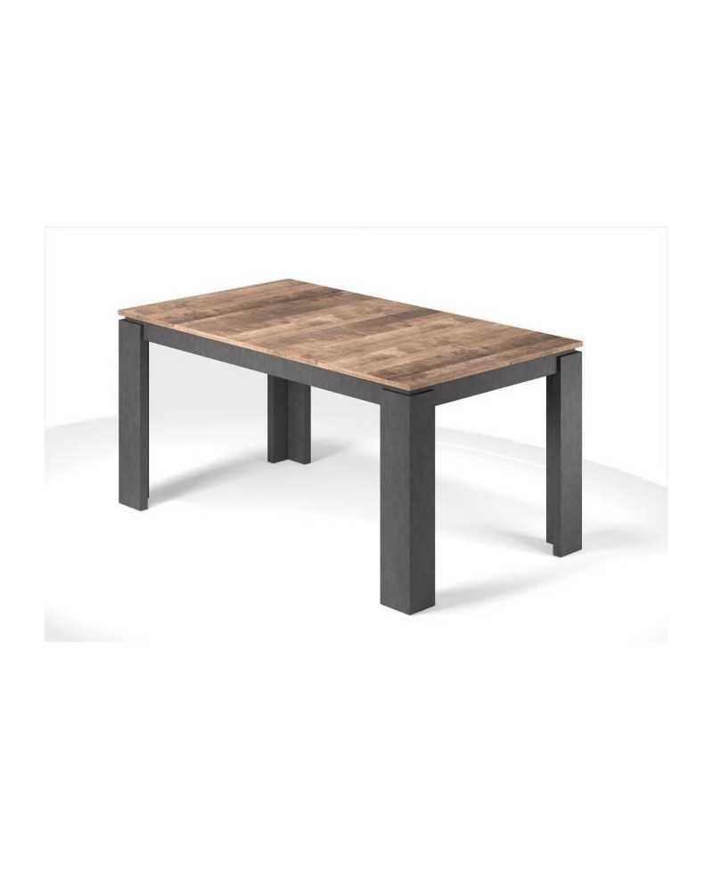 Table a manger extensible 160/200 x 77 x 90 cm - UNIVERSAL - Rectangulaire - 6 places