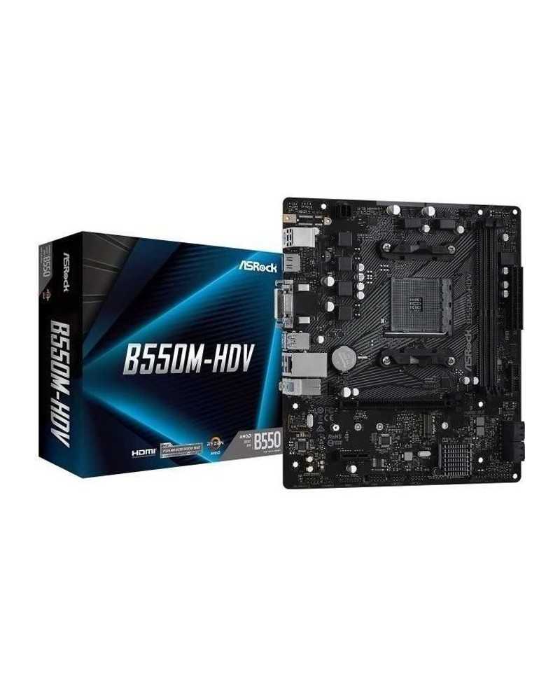 ASROCK Carte mere B550M-HDV