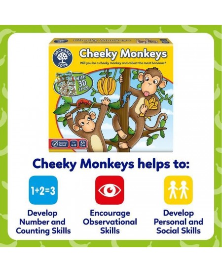 Orchard Toys Cheeky Monkeys a Luck Game