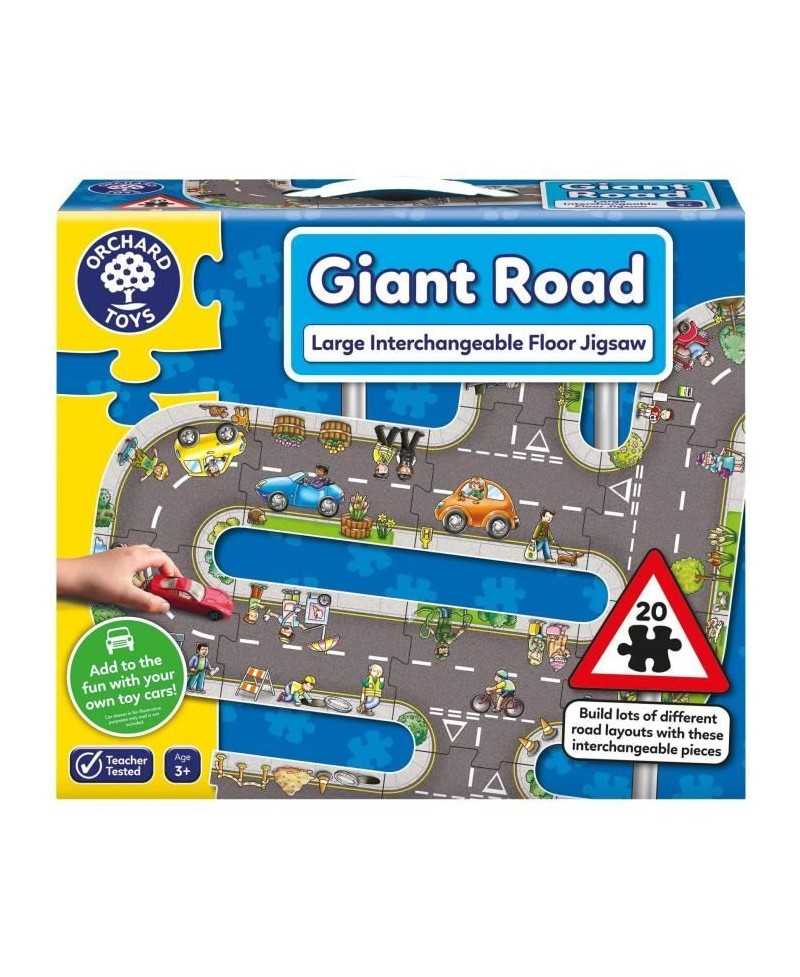 Giant route Road - Puzzle - ORCHARD - 20 grosses pieces interchangeables