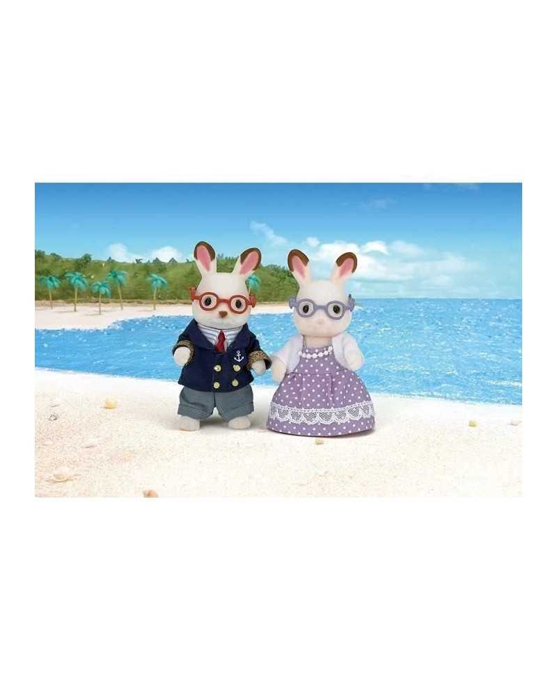 SYLVANIAN FAMILIES - 5190 - Grands-Parents Lapin Chocolat - Les familles