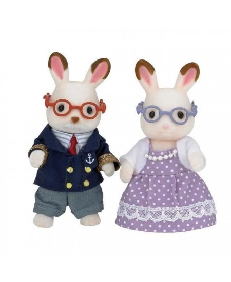 SYLVANIAN FAMILIES - 5190 - Grands-Parents Lapin Chocolat - Les familles