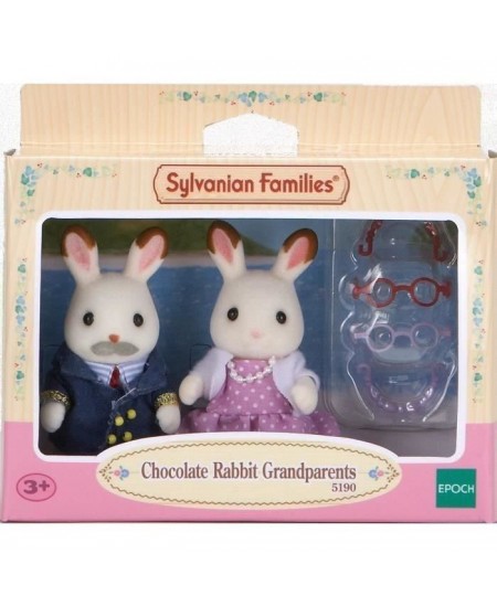 SYLVANIAN FAMILIES - 5190 - Grands-Parents Lapin Chocolat - Les familles