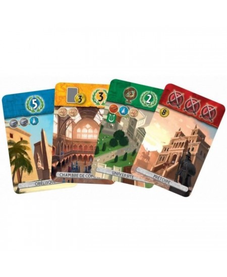 Asmodée - Repos Production - 7 Wonders : Duel - Unbox Now- Jeu de société - a partir de 10 ans - 2 joueurs - 30 minutes