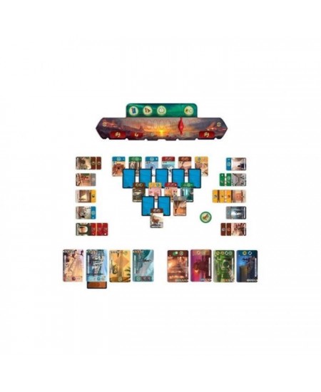 Asmodée - Repos Production - 7 Wonders : Duel - Unbox Now- Jeu de société - a partir de 10 ans - 2 joueurs - 30 minutes