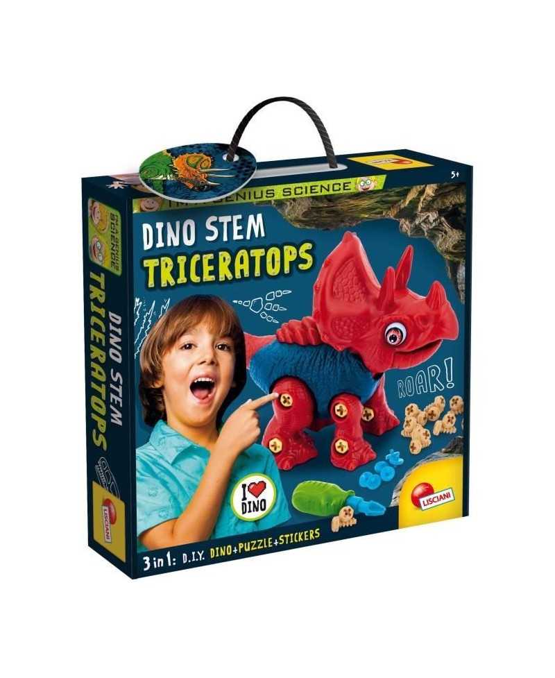 Lisciani giochi- I`m a Genius Dino Stem Triceratops, 92420, Non Applicable - 8008324092420