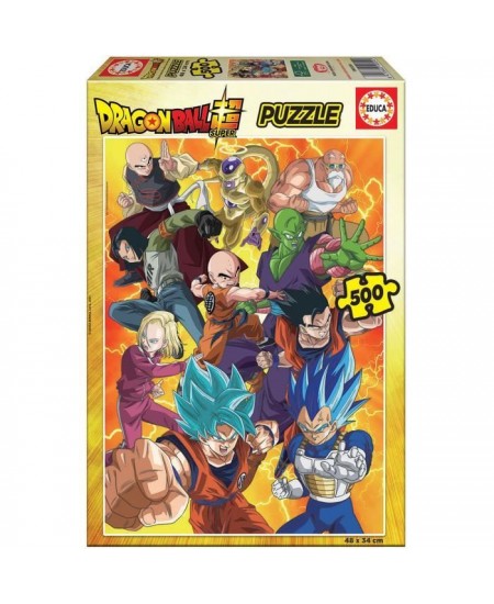 Puzzle EDUCA - 500 pieces - Dragon Ball Super - Son Goku et ses amis