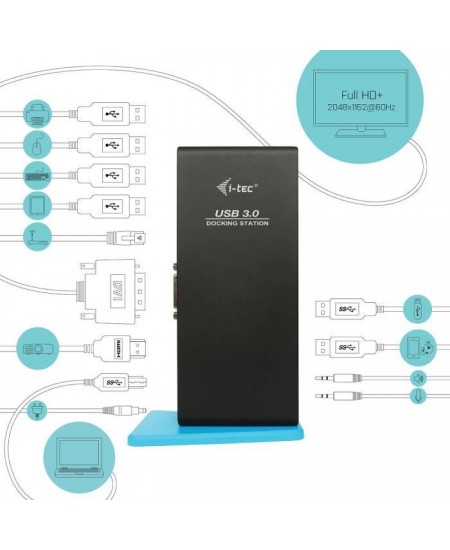 i-tec - USB 3.0 Station d'accueil Universelle pour Ordinateur Portable