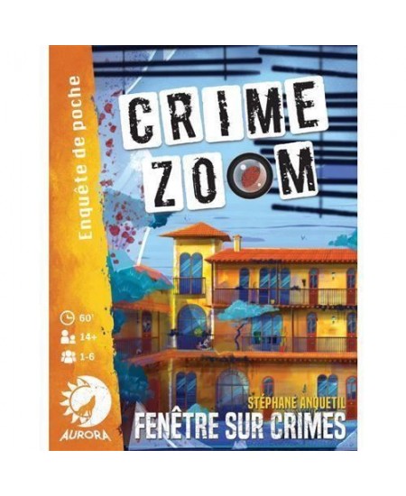 Aurora Jeu de stratégie Crime Zoom Fenetre sur crime - 9782491629045