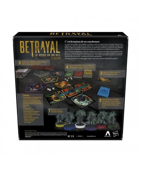 Betrayal at House on the hill - Jeu de société coopératif et horreur - Avalon Hill