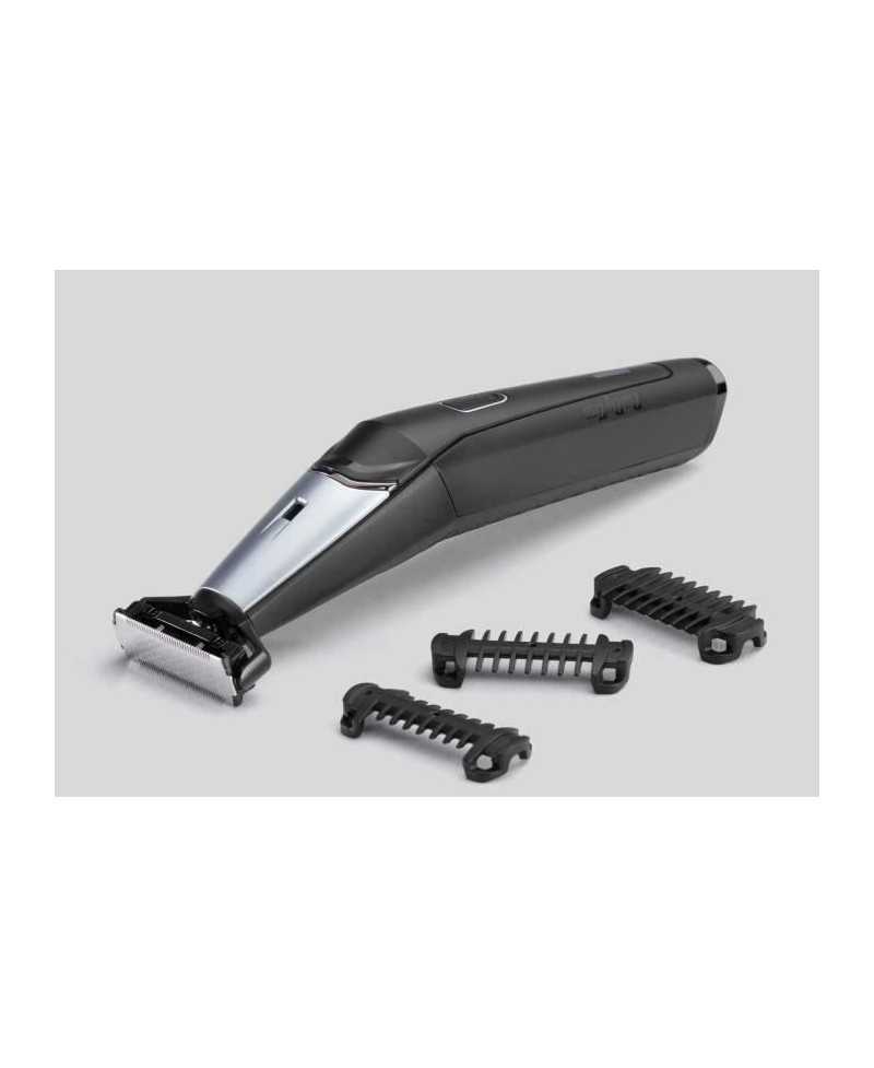 Tondeuse barbe hybride BABYLISS T880E - 100% étanche - autonomie 90min - Triple S - noir/gris