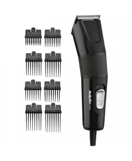 Tondeuse cheveux - BaByliss E756E - Lames XL 45 mm en acier inoxydable - 8 guides de coupe