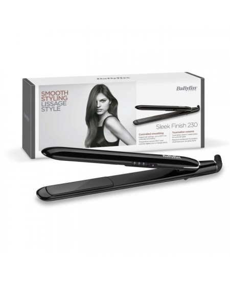 Lisseur Sleek Finish 230 Babyliss ST255E - Températures Digitales - plaques Tourmaline Céramique