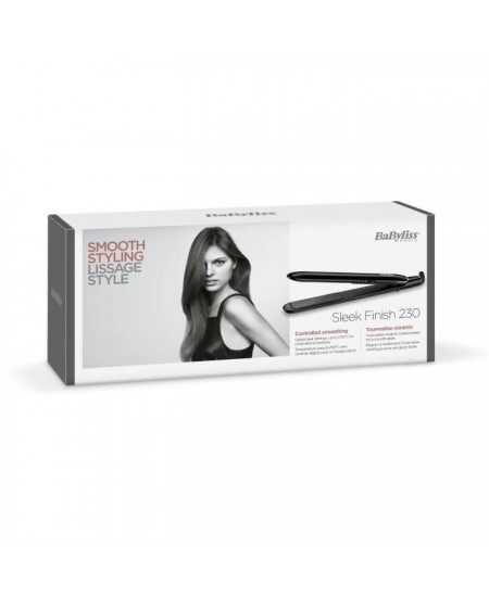 Lisseur Sleek Finish 230 Babyliss ST255E - Températures Digitales - plaques Tourmaline Céramique