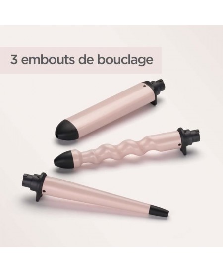 Multistyler Curl and Wave Trio - BABYLISS - MS750E - Technologie Advanced Ceramics - 180-200°C