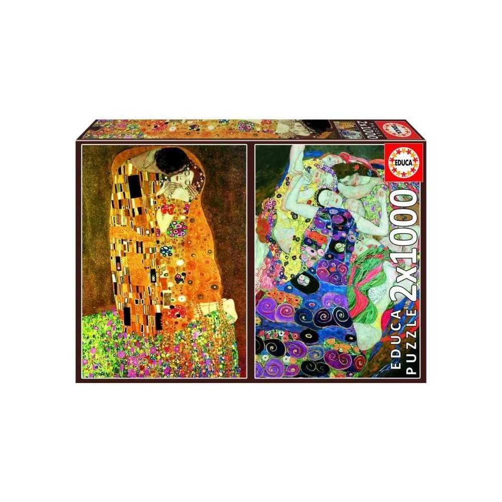 Puzzle 1000 pieces Gustav Klimt - EDUCA - Tableaux et peintures