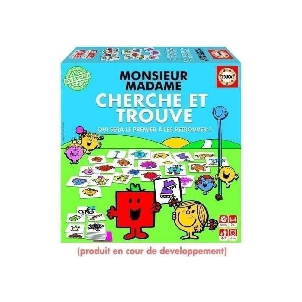 Jeu d'apprentissage - EDUCA - Monsieur Madame - Cherche Et Trouve