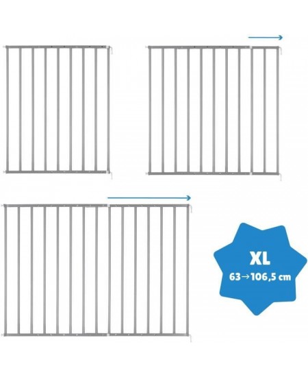 Badabulle Barriere de Sécurité Safe & Protect XL (60-107 cm)