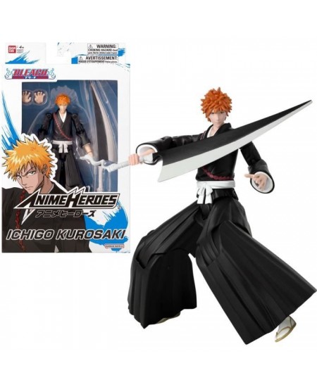 Figurine Anime Heroes 17 cm - Kurosaki Ichigo - Bleach - BANDAI