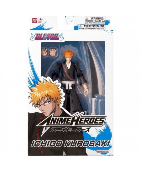 Figurine Anime Heroes 17 cm - Kurosaki Ichigo - Bleach - BANDAI