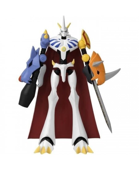 Figurine Digimon Omegamon 17 cm - Anime Heroes - BANDAI - 16 points d'articulation - Accessoires inclus