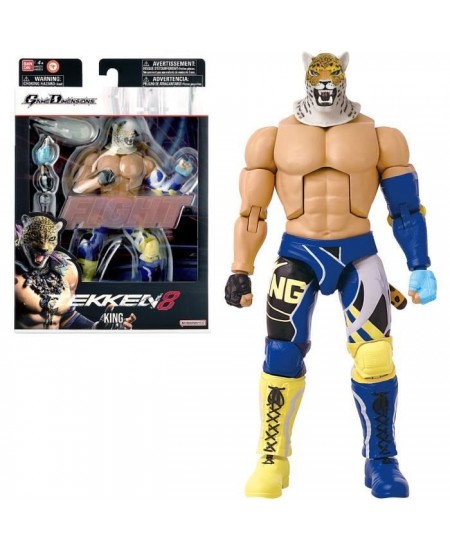 BANDAI - Tekken - Figurine d'action 17 cm - King Game Dimensions - 40674