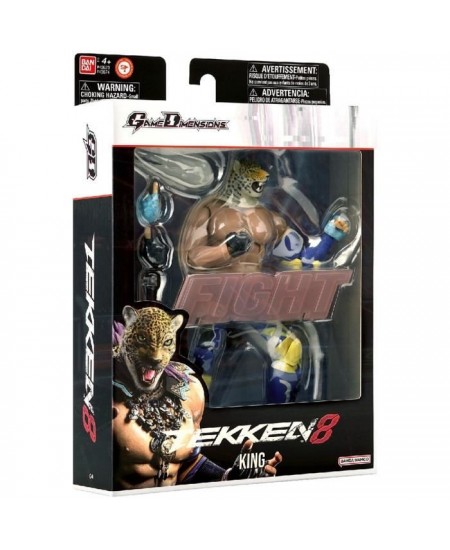 BANDAI - Tekken - Figurine d'action 17 cm - King Game Dimensions - 40674