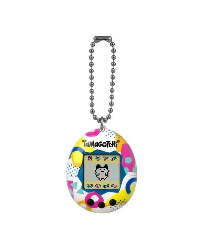 Tamagotchi - BANDAI - Tamagotchi original - Memphis Style - animal électronique virtuel avec écran couleur, 3 boutons et jeux