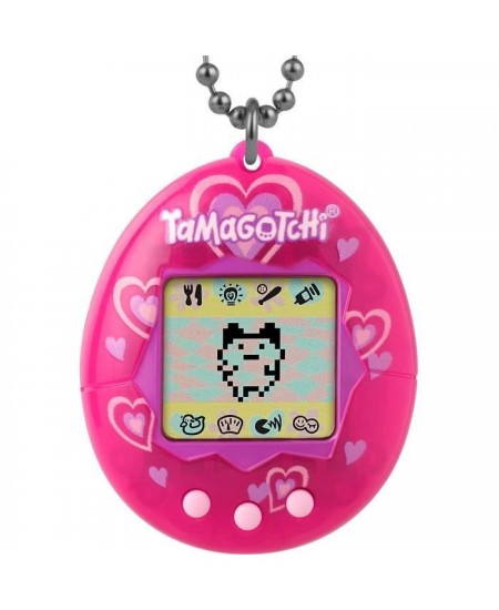 BANDAI - Tamagotchi - Tamagotchi original - Lots of love - animal électronique virtuel avec écran couleur, 3 boutons et jeux -