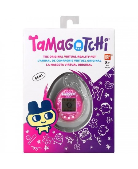 BANDAI - Tamagotchi - Tamagotchi original - Lots of love - animal électronique virtuel avec écran couleur, 3 boutons et jeux -