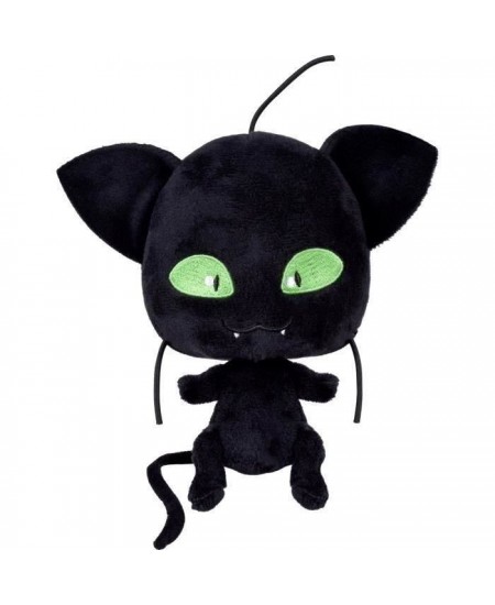 BANDAI Miraculous Ladybug - Peluche 15 cm : Plagg