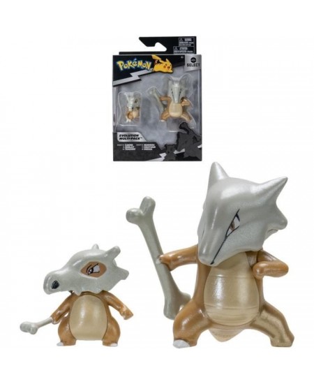 Figurines Pokémon Osselait et Ossatueur - Pack évolution - BANDAI