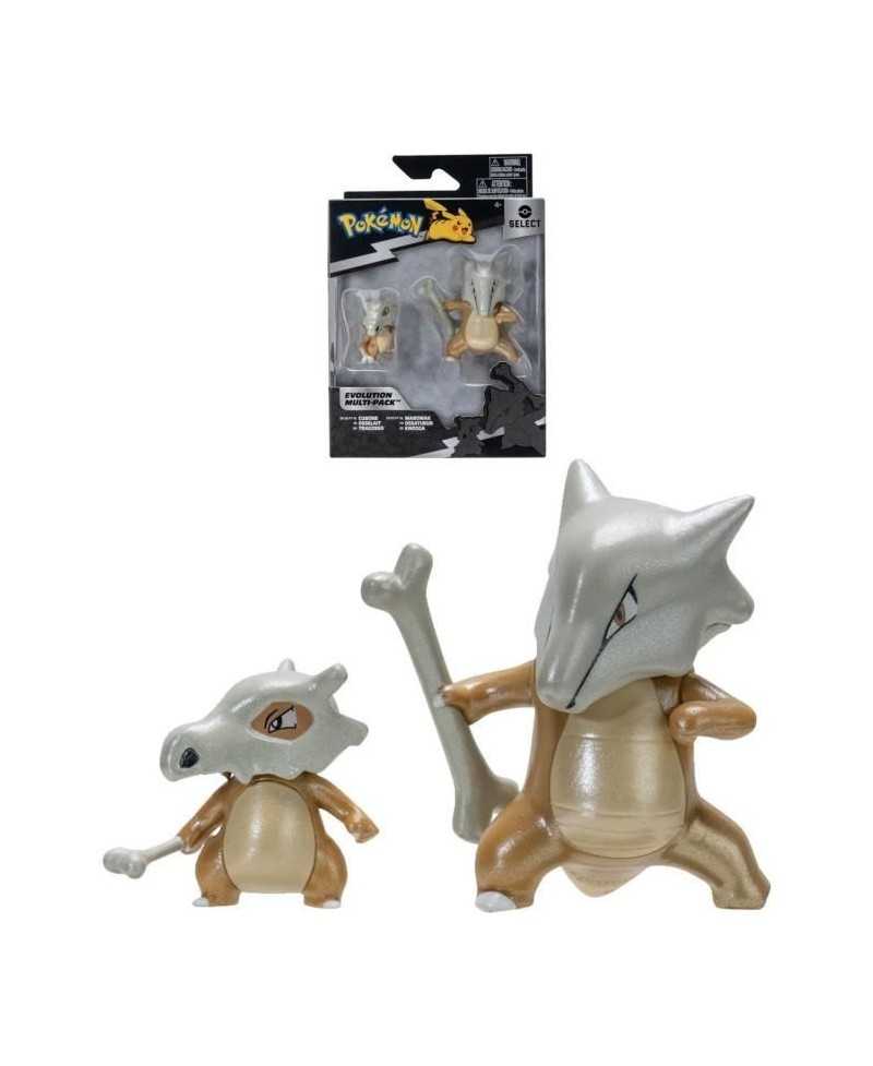 Figurines Pokémon Osselait et Ossatueur - Pack évolution - BANDAI