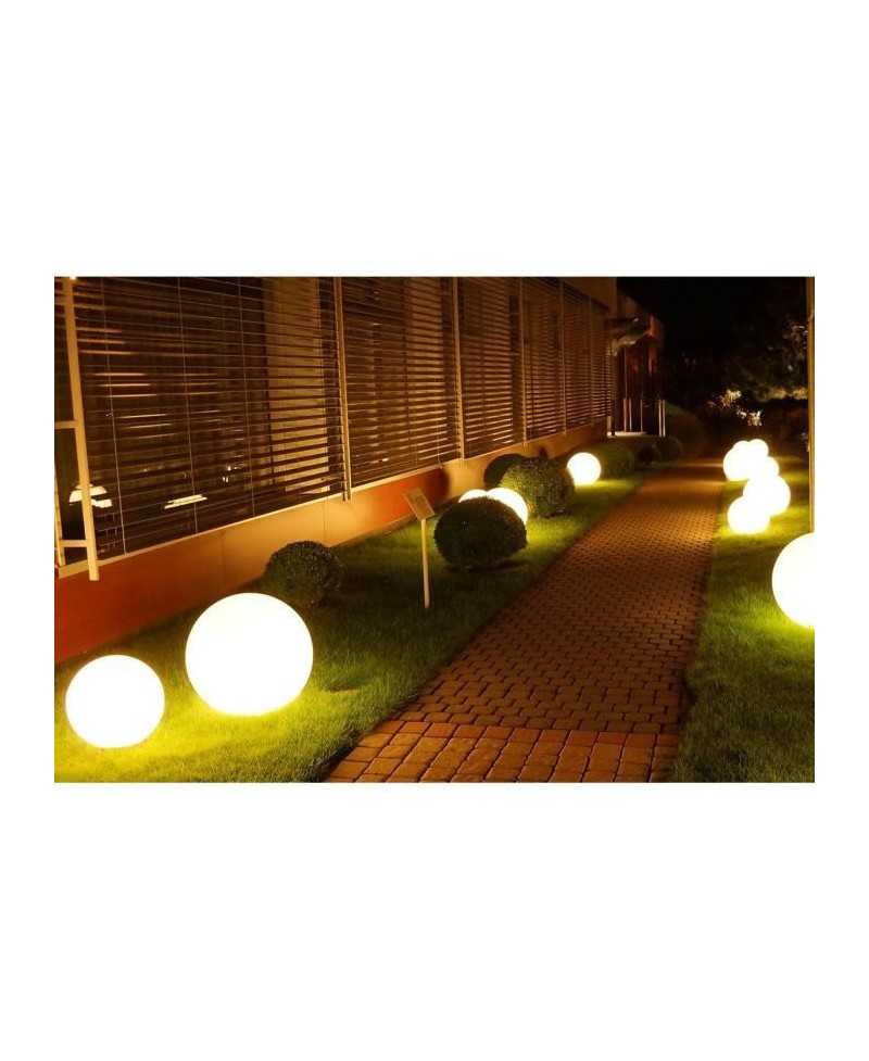 LUMISKY - Boule lumineuse filaire pour extérieur LED - blanc BOBBY - Ø50cm culot E27