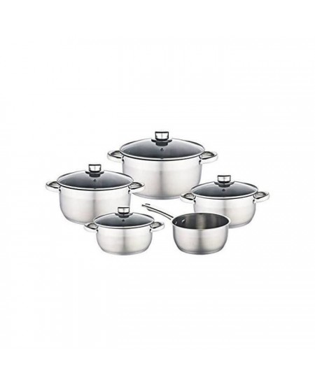 BAUMALU 341979 Batterie 9 pieces inox - Tous feux dont induction