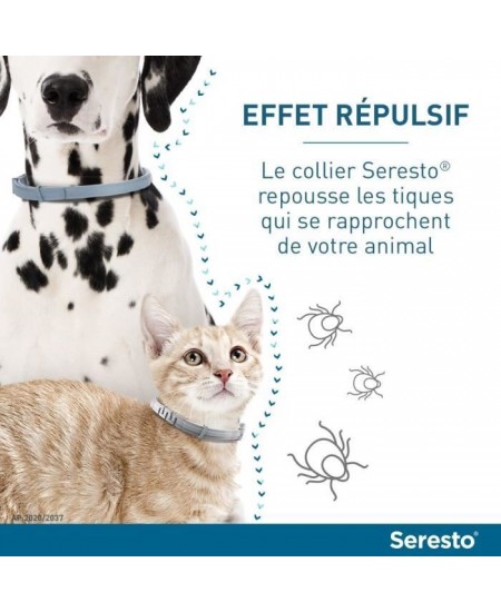 SERESTO Chat Collier Anti-Puces et Anti-Tiques - Protection 7a 8 mois