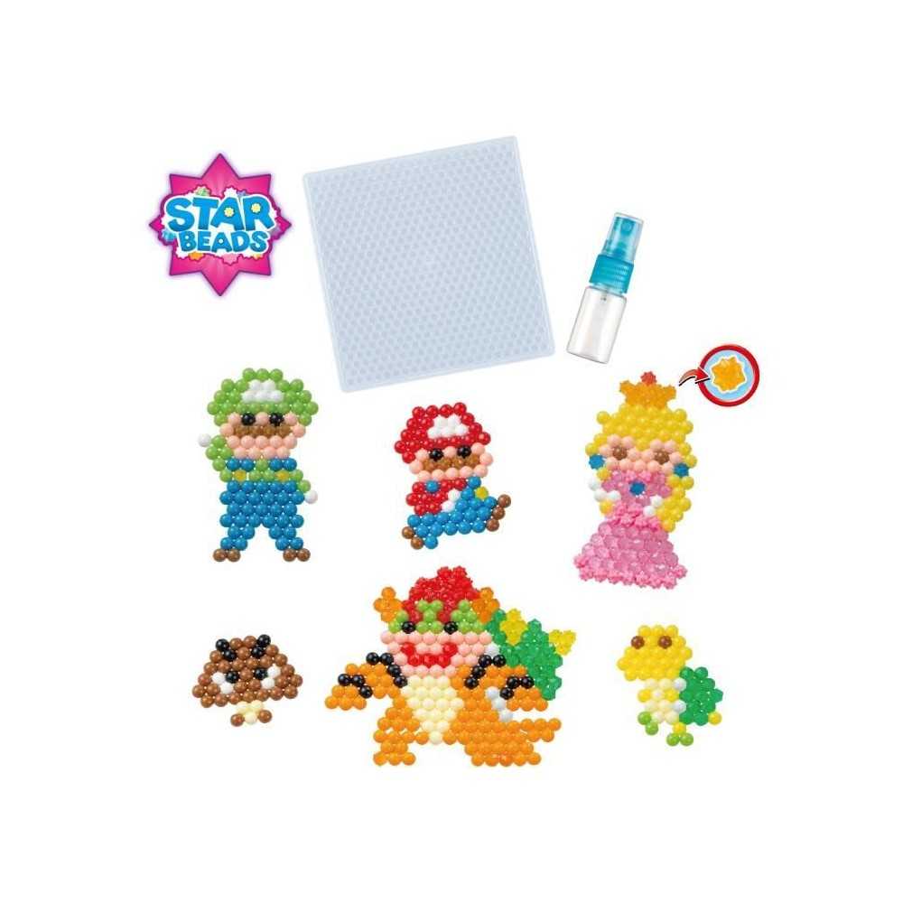 Le kit Super Mario - AQUABEADS - Perles qui collent avec de l'eau