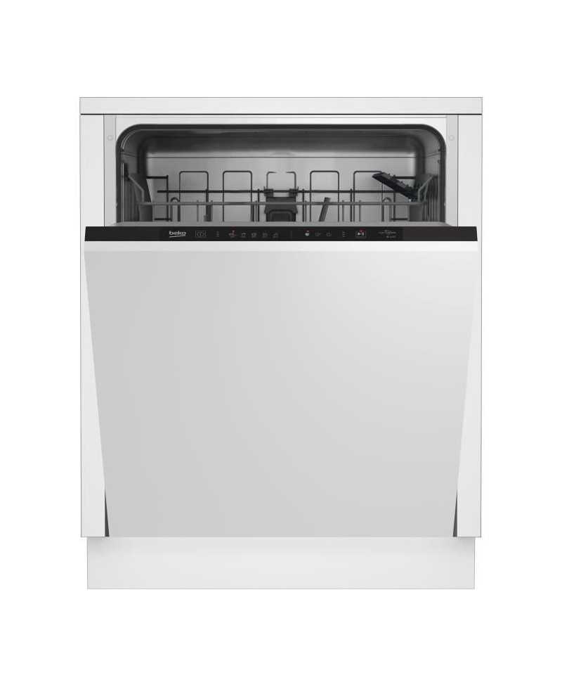 Lave-vaisselle tout intégrable BEKO BLVI73F - 13 couverts - L60cm - 46dB - Gris