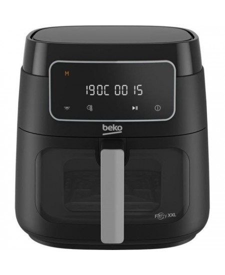 Friteuse multifonction a air chaud - BEKO - FRL3374B - 1900 W - 7,6 L pour 2 kg de frites - Ecran LCD tactile - Noir