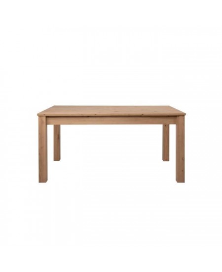 Table a manger extensible 6-10 personnes - Rectangulaire - MDF - Industriel - Bergen - L 160-200 x P 75 x H 90 cm