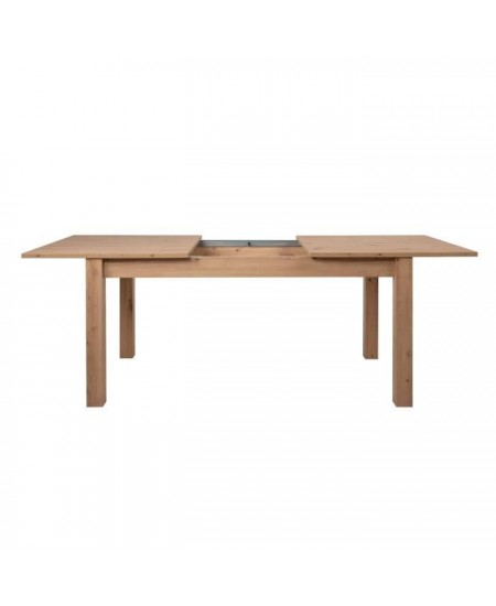 Table a manger extensible 6-10 personnes - Rectangulaire - MDF - Industriel - Bergen - L 160-200 x P 75 x H 90 cm