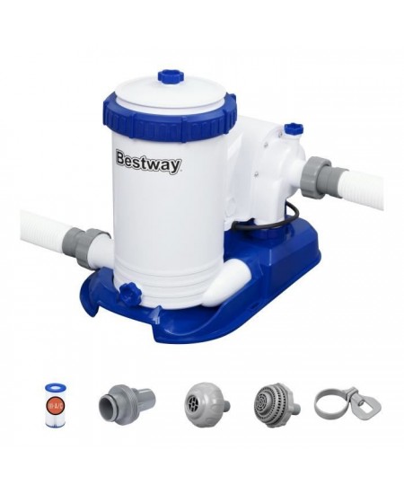 BESTWAY - Pompe a filtration - Filtre a cartouche 9 463 L/h - Cartouche Type IV - 350W