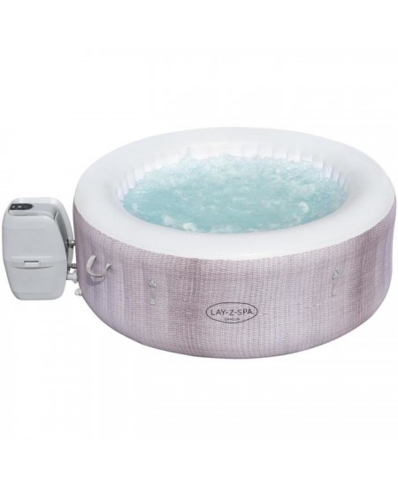 BESTWAY Spa gonflable Lay-Z-Spa Cancun Airjet™ rond 2 a 4 personnes, 180 x 66 cm, 120 jets d'air