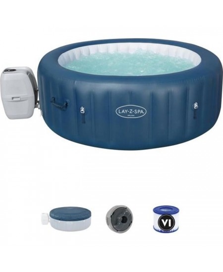 Spa gonflable Lay-Z-Spa Milan - 196 x 71 cm - 4/6 places - Rond - BESTWAY