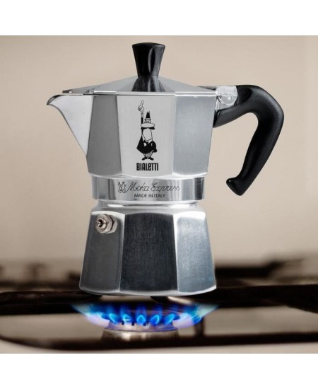 Cafetiere italienne - BIALETTI - MOKA EXPRESS - 6 tasses - 0,30 L - Argent